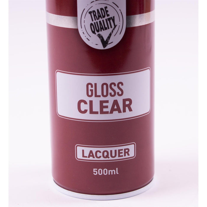 2X PMA Clear Lacquer 500Ml Spray Paint Gloss High Coverage Clear Lacquer PMA - Town Tools 