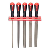 Teng Tools Hand File Set Wall Rack 5 Pieces