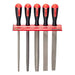 Teng Tools Hand File Set Wall Rack 5 Pieces Teng Tools - Town Tools 
