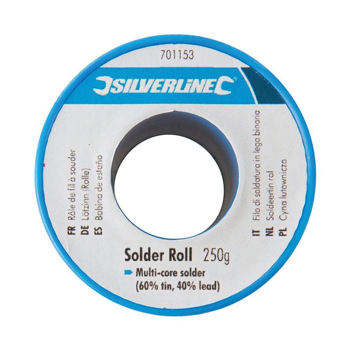 Silverline Solder Roll 250g Silverline - Town Tools 