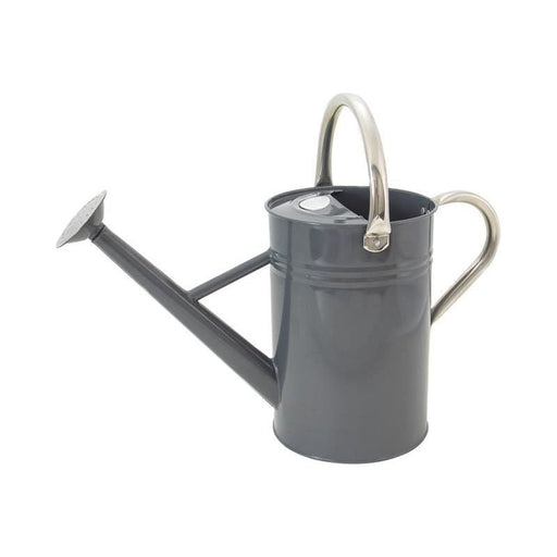 Kent & Stowe Metal Watering Can Cool Grey 4.5 litre Kent & Stowe - Town Tools