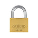 Abus Mechanical 55/50mm Brass Padlock Keyed Alike 5501 ABUS Mechanical - Town Tools