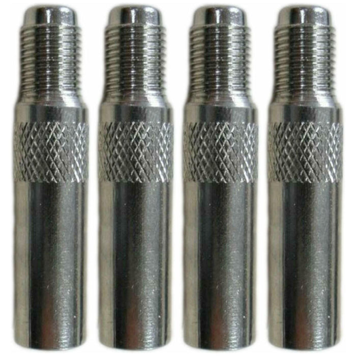 Pack Of 4 Metal Schrader Tyre Valve Extensions [VAL103] 40 mm Long