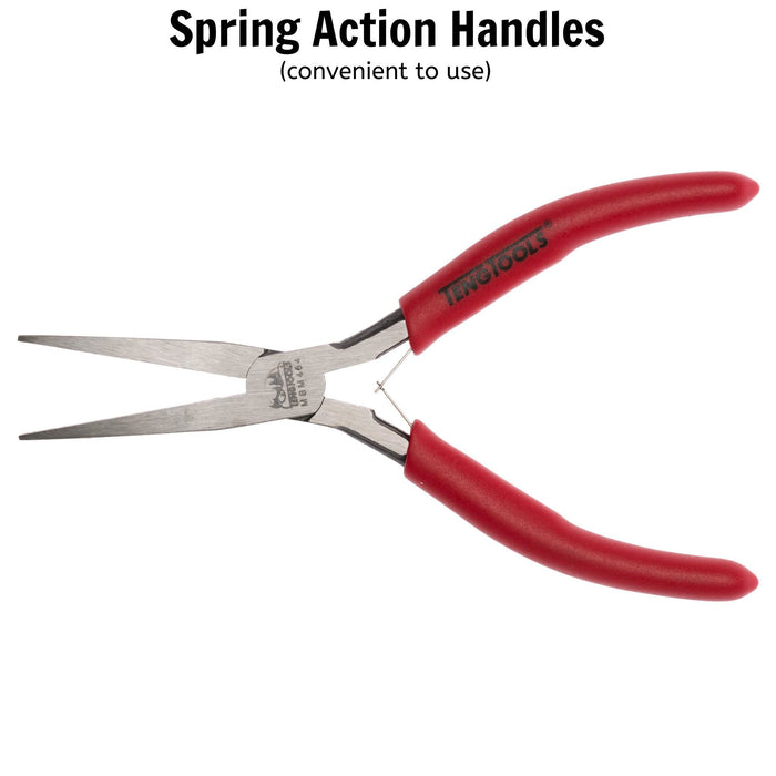 Teng Tools Mini Flat Nose Plier 140mm Teng Tools - Town Tools 