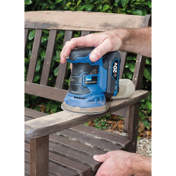 Draper Storm Force 20V Random Orbit Sander (Sold Bare) 89522 Draper - Town Tools 