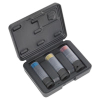 Sealey Alloy Wheel Ultra-Power Impact Socket Set 3pc 1/2"Sq Drive SX039
