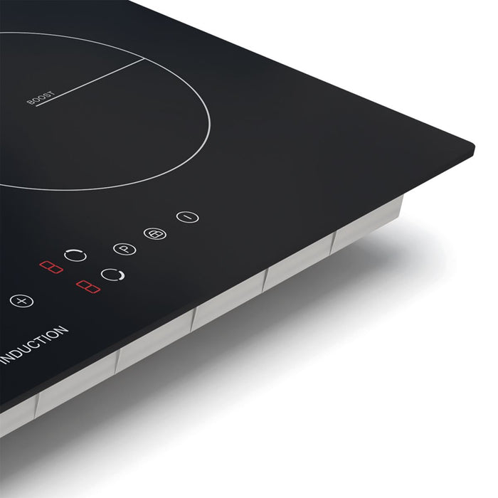 Baridi Integrated Induction Hob 4 Cooking Zones & Bridge Zone 60cm 2800W Output