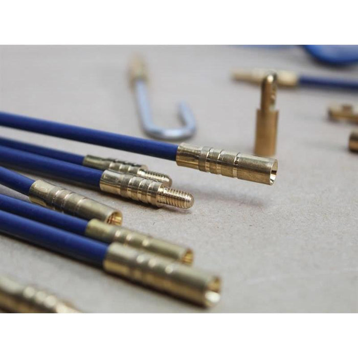 Faithfull 3.3m Cable Rod Set,15 Piece Faithfull - Town Tools