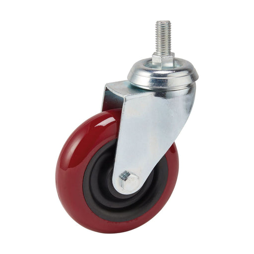 Draper Swivel Bolt Fixing Polyurethane Wheel, 100mm Diameter, S.W.L. 125kg Draper - Town Tools