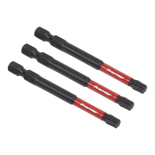 Sealey TRX Star* T30 Impact Power Tool Bits 75mm 3pc AK8270 Sealey - Town Tools 