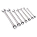 Sealey Combination Ratchet Spanner Set 7pc Metric AK63907 Sealey - Town Tools 