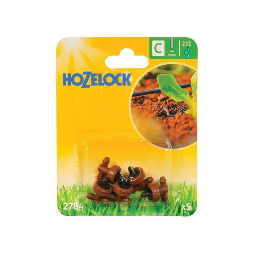 Hozelock 2784 In Line Pressure Dripper 4mm (Pack 5) Hozelock - Town Tools
