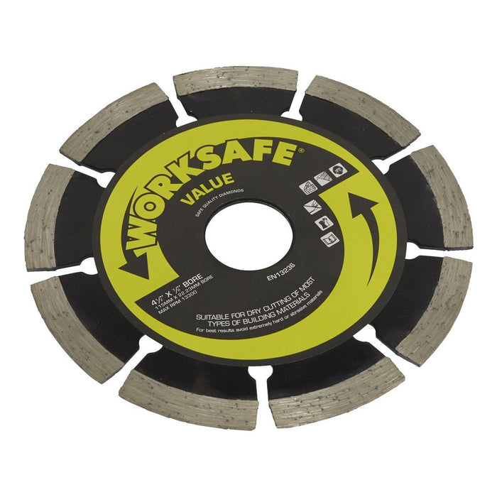 Sealey ï115 x22mm Value Diamond Blade WDV115