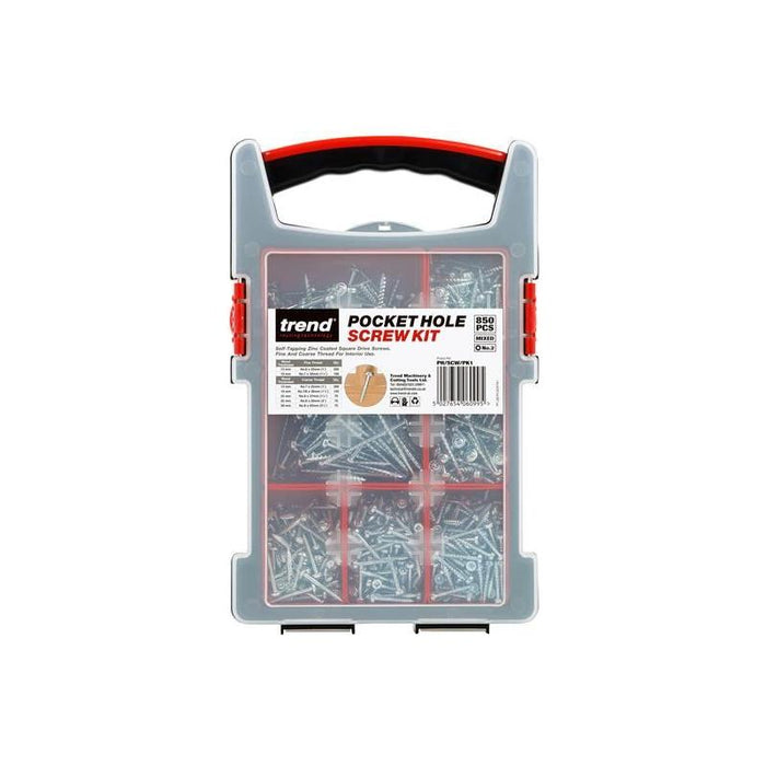 Trend Pocket Hole Screw Selection, 850 Piece Trend - Town Tools