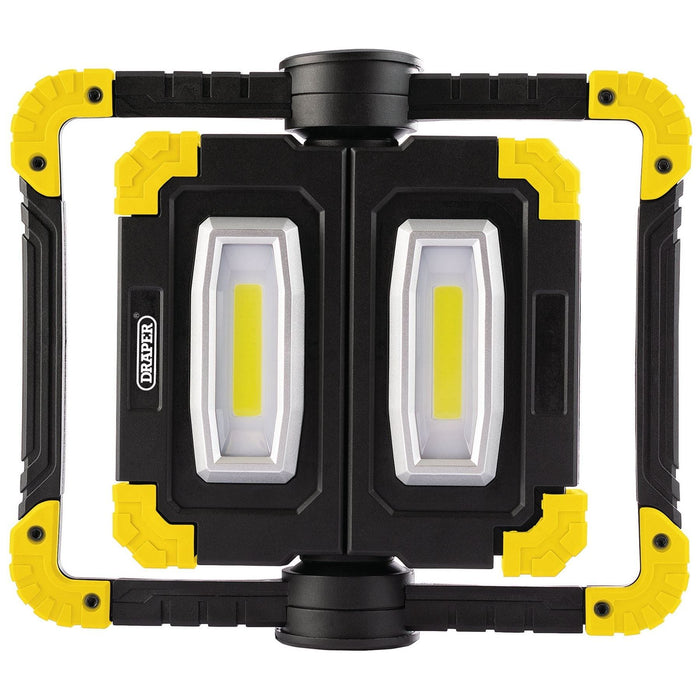 Draper Twin COB LED Rechargeable Worklight, 10W, 850 Lumens 87696 Draper - Town Tools 