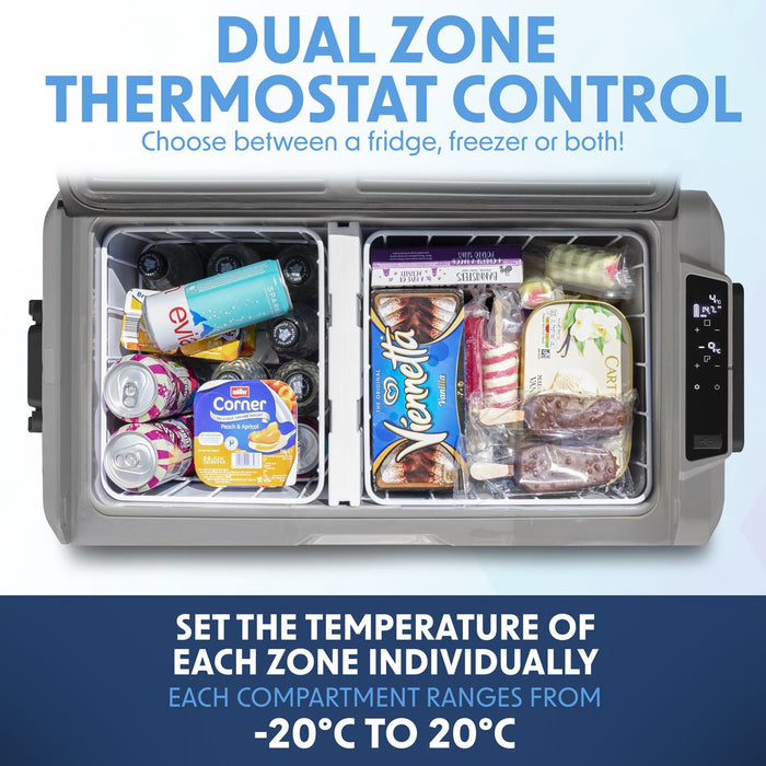 Dellonda Portable Fridge Freezer/Cool Box with LED Display 36L DL13