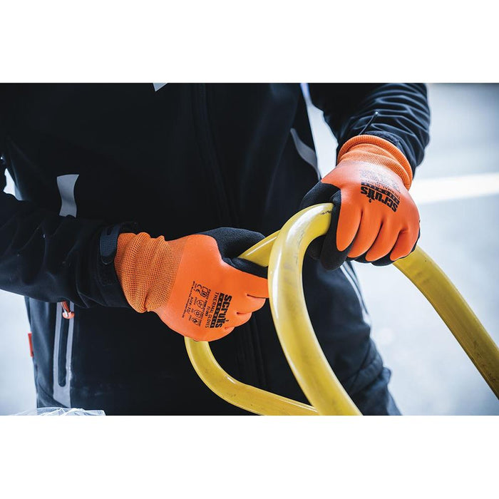 Scruffs Thermal Gloves Orange L / 9 Scruffs - Town Tools 