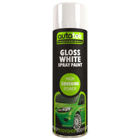 Autotek Stone Guard White Stone Chip Protection Spray Paint 500ml Aerosol