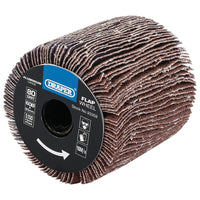 Draper Aluminium Oxide Flap Wheel, 60 x 60mm, 80 Grit 93359