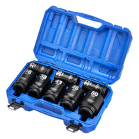Draper Draper HI-TORQ Metric Deep Impact Socket Set, 1" Sq. Dr. (8 Piece)