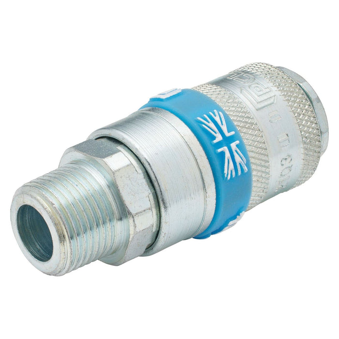 Draper 3/8" Male Thread PCL Tapered Airflow Coupling (Sold Loose) Draper - Town Tools