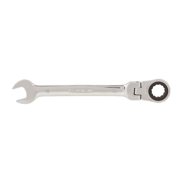 Silverline Flexible Head Ratchet Spanner 16mm Silverline - Town Tools 