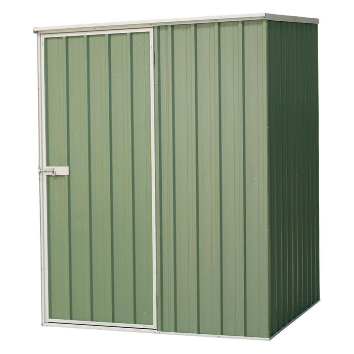 Dellonda Galvanised Steel Metal Garden Shed  Green Dellonda - Town Tools 