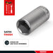 Teng Tools 1/4" Deep Socket 6 pt Metric 12mm Teng Tools - Town Tools 