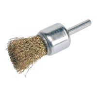 Sealey Flat Top Crimped Wire Decarbonising Brush 25mm VS1803