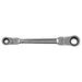 Sealey Ratchet Ring Spanner 4-in-1 Flexi-Head Reversible Metric Platinum Series Sealey - Town Tools 