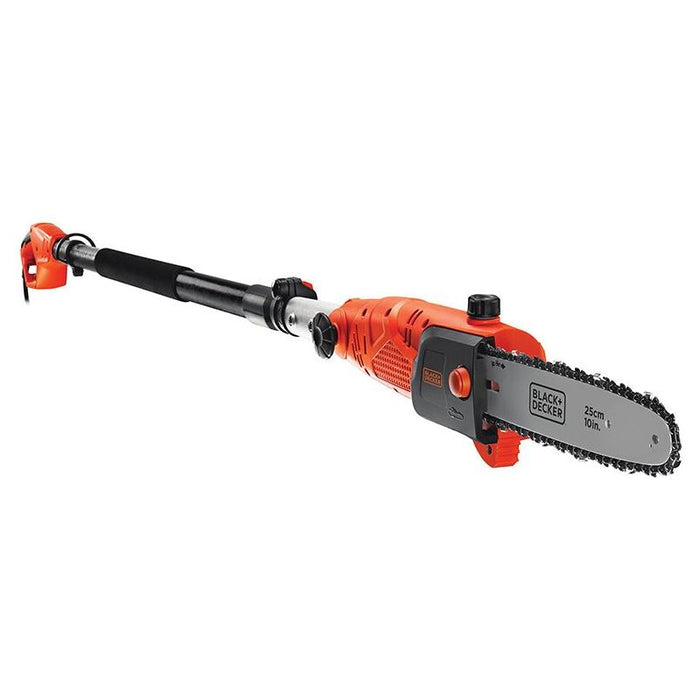 Black + Decker PS7525 Corded Pole Saw 25cm Bar 800W 240V BLACK + DECKER - Town Tools