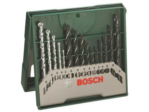 Bosch Powertool Accessories Mini-X-Line Twist Drill Bit Set, 15 Piece Bosch Powertool Accessories - Town Tools
