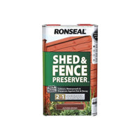 Ronseal Shed & Fence Preserver Autumn Brown 5 litre
