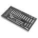 Sealey Tool Tray with Socket Set 62pc 1/4" & 1/2"Sq Drive Metric S01122 Sealey - Town Tools 