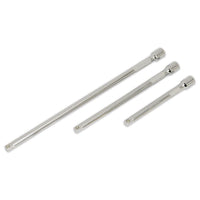 Sealey Extension Bar Set 3pc 1/4"Sq Drive AK6330