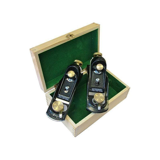 Faithfull No.9 1/2 & No.60 1/2 Block Planes in Wooden Box Faithfull - Town Tools