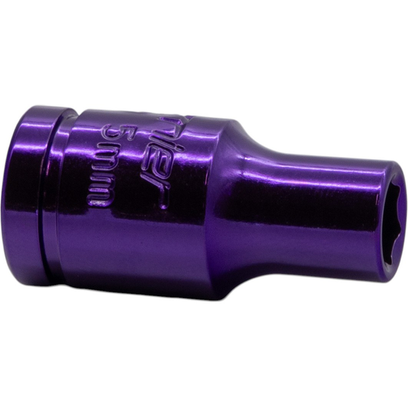 Sealey 1/4"Dr Coloured Socket 5mm (Purple)