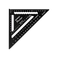 Faithfull Prestige Quick Roofing Square Black Aluminium 180mm (Metric)