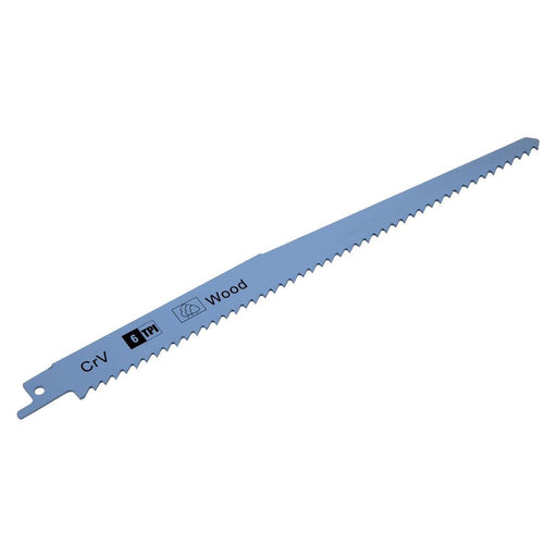 Sealey Reciprocating Saw Blade Clean Wood 230mm 6tpi Pack of 5 SRBS911D Sealey - Town Tools 