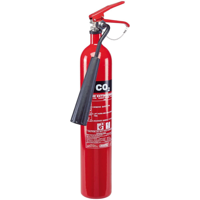 Draper Carbon DiOxide Fire Extinguisher, 2kg 21667 Draper - Town Tools 