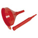 Sealey Flexi-Spout Funnel Medium200mm with Filter F2F Sealey - Town Tools 