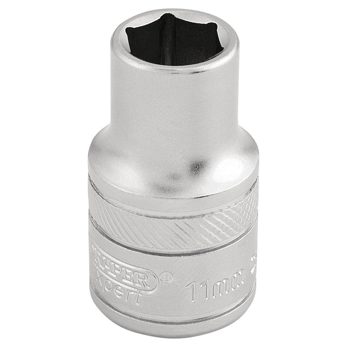 Draper 6 Point Metric Socket, 1/2" Sq. Dr., 11mm 16600 Draper - Town Tools 