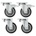 BUNKER 4 Piece Castor Wheel Set - YMS400-CS