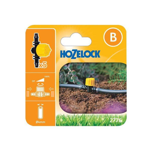 Hozelock 2776 Flow Control Valve 4mm (5 Pack) Hozelock - Town Tools