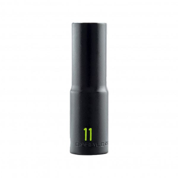Carlyle Tools 3/8Dr 11mm 6Pt Deep Impact Socket