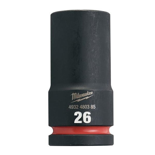 Milwaukee Hex Socket Shw 3/4 Deep 26mm-1Pc 26mm Milwaukee - Town Tools 