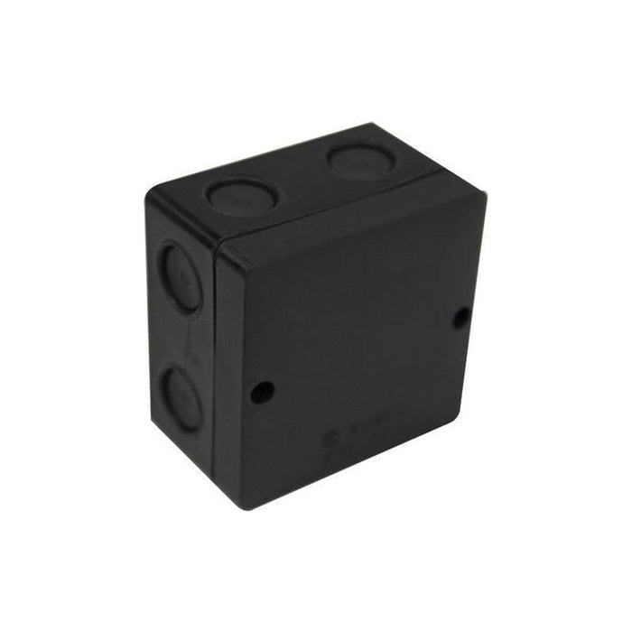 Dencon IP66 Junction Box Black 81 x 81mm Dencon - Town Tools