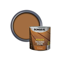 Ronseal Quick Drying Decking Stain Rich Mahogany 2.5 litre