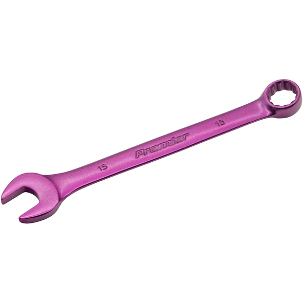 Sealey Combination Spanner 15mm 12pt (Pink)