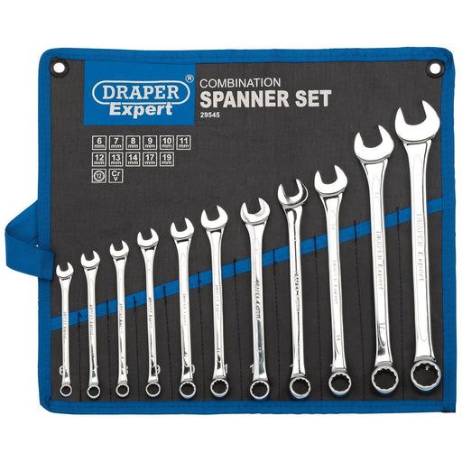 Draper Expert HI-TORQ Metric Combination Spanner Set (11 Piece) Draper - Town Tools 